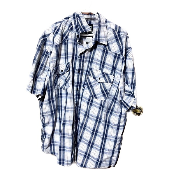 Key Other - MEN’S Key Black Snap Button Up Size 2X Regular